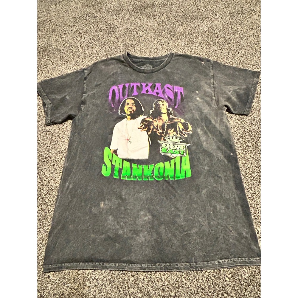 B4 Outkast Stankonia Rap Tee T Shirt Graphic Print‎ Music Band Gray Large